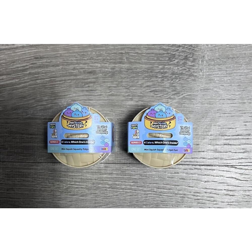 Mini Crazy Fun Squishy Mystery Series 3 New Sealed Dumpling Lot Of 2